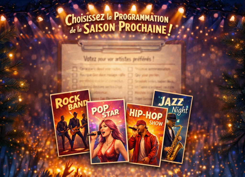 Choisissez la programmation de la saison prochaine